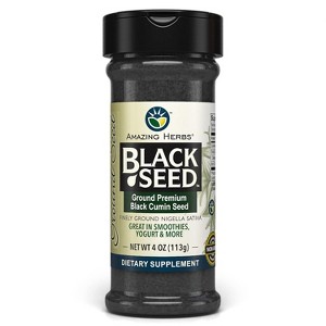 Amazing Herbs Ground Premium Black Cumin Seed 4 Oz - 1 of 4
