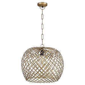 Quorum Lighting 1 - Light Pendant in  Artisans Brass - 1 of 1