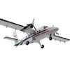 De Havilland DHC-6-300 Commercial Aircraft White w/Blue Stripes "Gemini 200" Series 1/200 Diecast Model Airplane by GeminiJets - 3 of 3