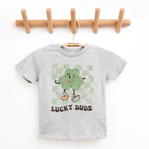 The Juniper Shop Lucky Dude Checkered Toddler Short Sleeve Tee - 1 of 2
