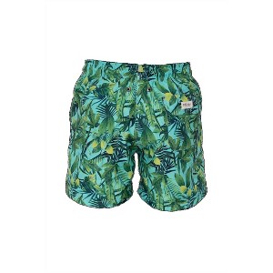 Men's LEAVES SWIM TRUNK - STEAM Beachwear - 1 of 1
