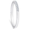 Pompeii3 1/4 cttw Diamond Stackable Womens Wedding Ring 10k White Gold - 3 of 4