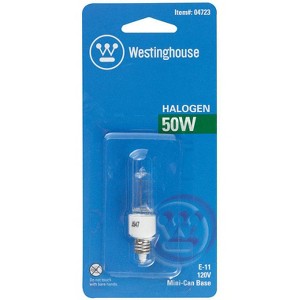 Westinghouse 50 W T4 Specialty Halogen Bulb 600 lm Bright White 1 pk - 1 of 1