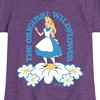 Girls' - Disney - Alice In Wonderland Fitted Short Sleeve Graphic T-Shirt - 2 of 4