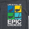 Men's - Instant Message - Life is Full of Epic Choice Golf Short Sleeve Graphic T-Shirt - 2 of 4