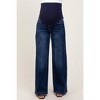 Pinkblush Navy Baggy Wide Leg Maternity Jeans - 2 of 4