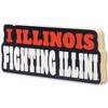 NCAA Illinois Fighting Illini Chunky Block Wood Wall Art - 3 of 4