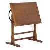 36" Canvas & Color Retro Wood Table Rustic Oak - Studio Designs - image 3 of 4