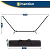 Double Hammock with Stand and Steel Frame, 2 Person Heavy Duty 450lb Capacity, for Outdoor Yard, Patio Hammocks for Adults, Quick-Fold Carry Bag - 2 of 4