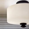 Crystorama Lighting Travis 2 - Light Flush Mount in  Black Forged - 4 of 4