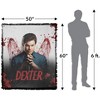 Dexter Blood Never Lies Blanket 50"x60" Woven Tapestry - 2 of 4