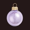 Northlight Large Pearl Finish Glass Christmas Ball Ornament - 7" (180mm) - Lavender - 2 of 4