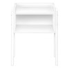 Monarch Specialties Accent Table Side End Nightstand Lamp Living Room Bedroom Metal Laminate Black Contemporary Modern - 2 of 4