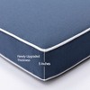 KINWELL Set of 2 Extra Thick Outdoor Chaise Lounge Cushions (5-inch Thick) - 2 of 4