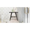 CoastalVogue® MidCentury 18” Shower Bench in Antique Gray Finish - Target Plus Gray 18"L x 12"D x 18"H - 2 of 3