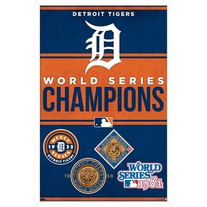 Trends International MLB Detroit Tigers - Champions 23 Framed Wall Poster Prints - 1 of 4