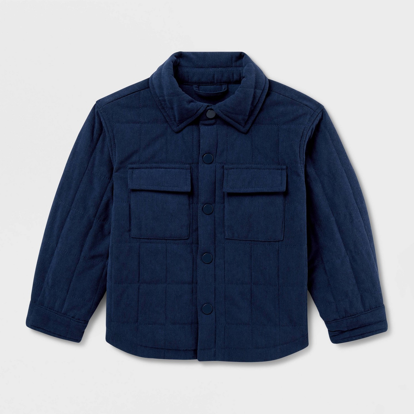 Куртка Cat & Jack Quilted Corduroy Jacket для мальчиков-малышей, цвет: Тёмно-синий — фото 2