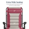 Best Choice Products Oversized Padded Zero Gravity Chair, Folding Outdoor Patio Recliner w/ Side Tray - 3 of 4