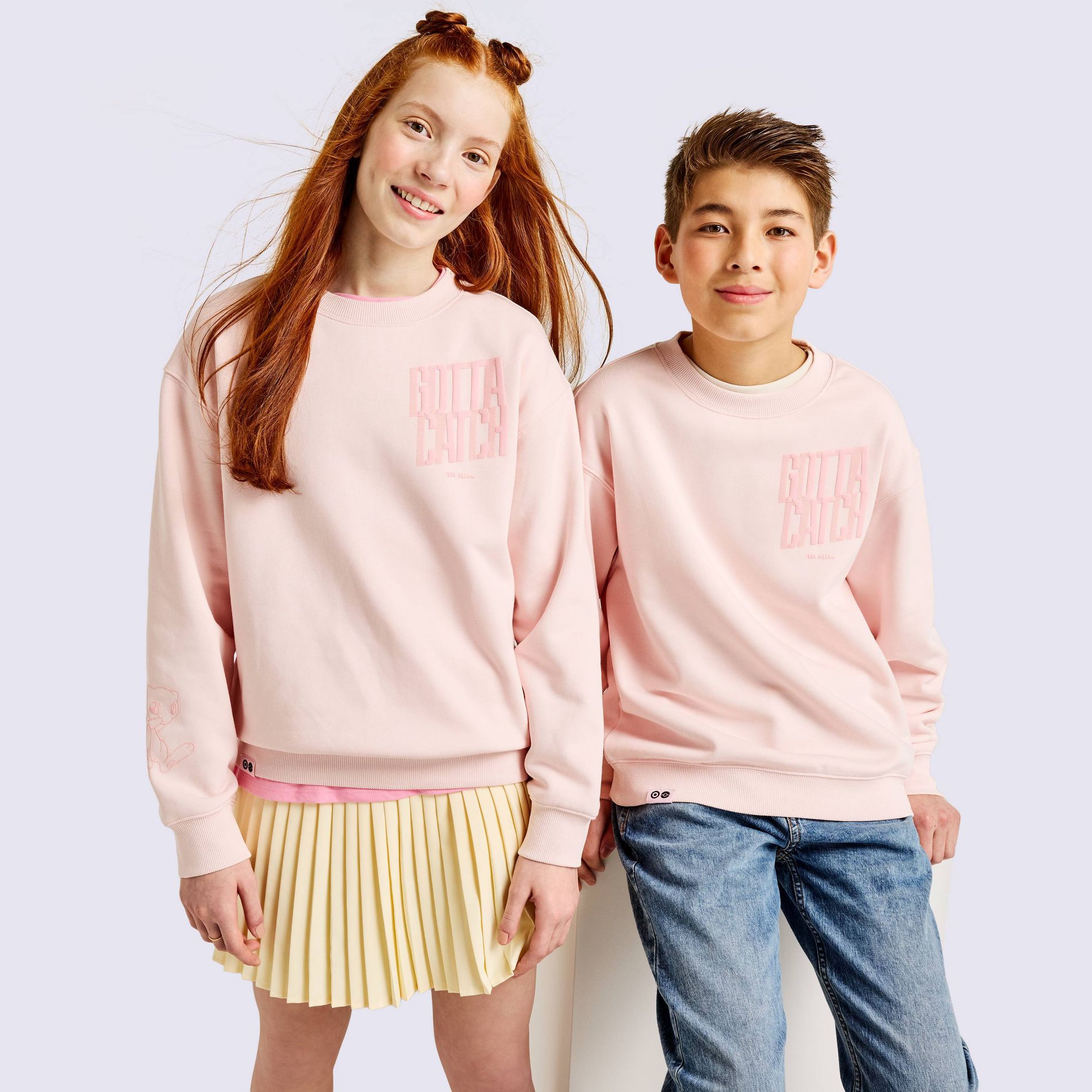 Youth Crewneck Sweatshirt Pink - Pokémon x Target