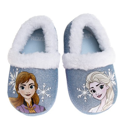 Disney Frozen Anna And Elsa Confident Sisters Toddler Girls' Dual Sizes Slippers - 11-12 : Target