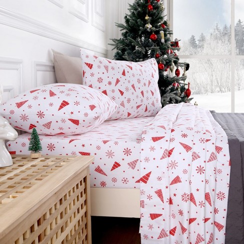 Christmas flannel outlet pillowcases