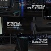 BlackArc Black Gaming Desk Featuring Detachable Cupholder/Headphone Hook, Two Cable Management Holes & Removable Mousepad Top - 3 of 4