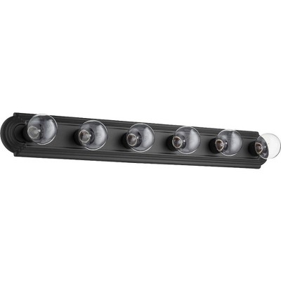 Quorum Lighting 6 - Light Vanity in  Noir