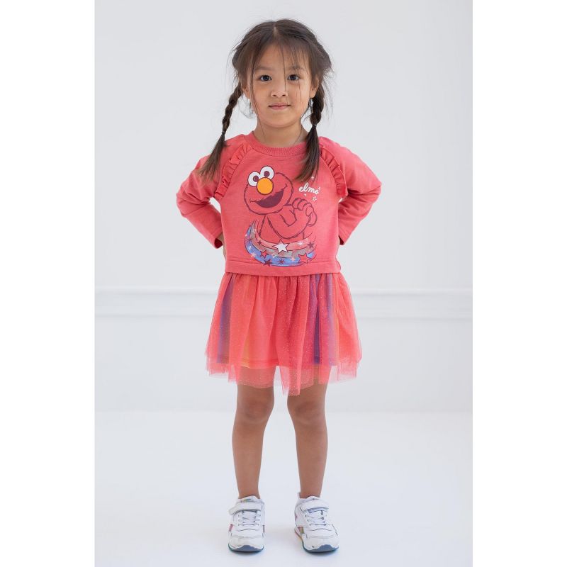 Sesame Street Elmo French Terry Dress Infant to Toddler, 4 of 7