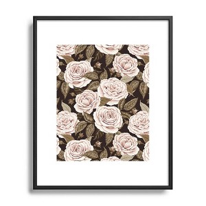 Avenie A Realm Of Roses Dark Academia Metal Framed Art Print - Deny Desings - 1 of 3