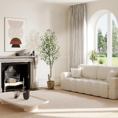 Faux Olive Tree–Artificial Tree with Curved Wood Trunk & Lifelike Fruits,Ideal for Home, Office