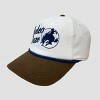 Mighty Fine Rodeo Daze Two-toned Baseball Hat - White/Brown - 3 of 4