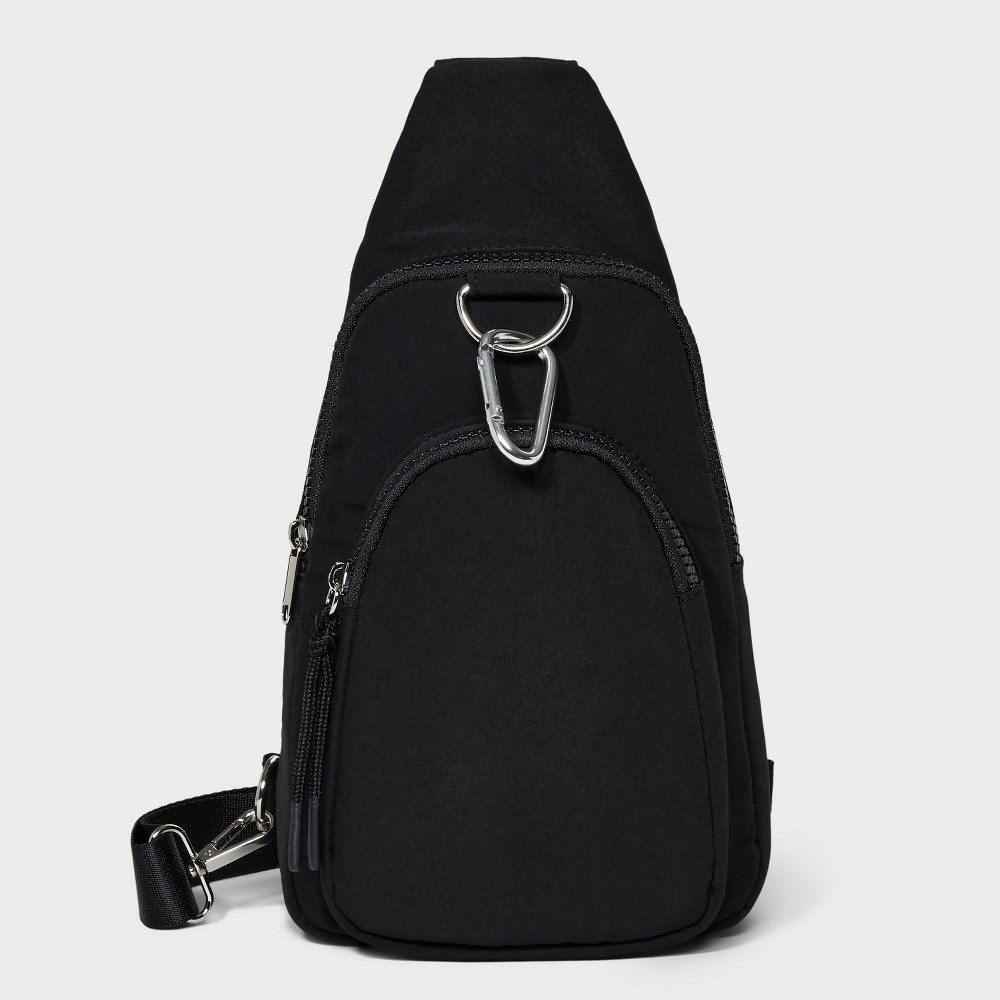 Photos - Travel Accessory Sling Crossbody Bag - Wild Fable™ Black