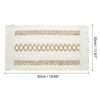 Unique Bargains Cotton Woven Vintage Kitchen Absorbent Coasters with Tassels - 2 of 4