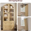Storage cabinet,farmhouse cutlery cabinet with 2 doors and drawers,used for cabinets,kitchen,dining room,living room - 2 of 4