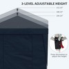 Aghana Digitals Dark Blue 10'x19.5' Pop Up Canopy: Height-Adjustable Event Shelter with Sidewalls, - 4 of 4