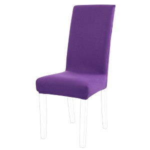 1 Pc Stretch Spandex Chair Cover for Dining Room - PiccoCasa - 1 of 4