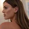 sanctuaire Ball and Chain Flower Circle Stud Earrings Gold - 3 of 3