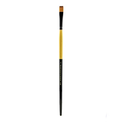 Dynasty Black Gold Series Long Handled Synthetic Bright Brushes, Series 1526