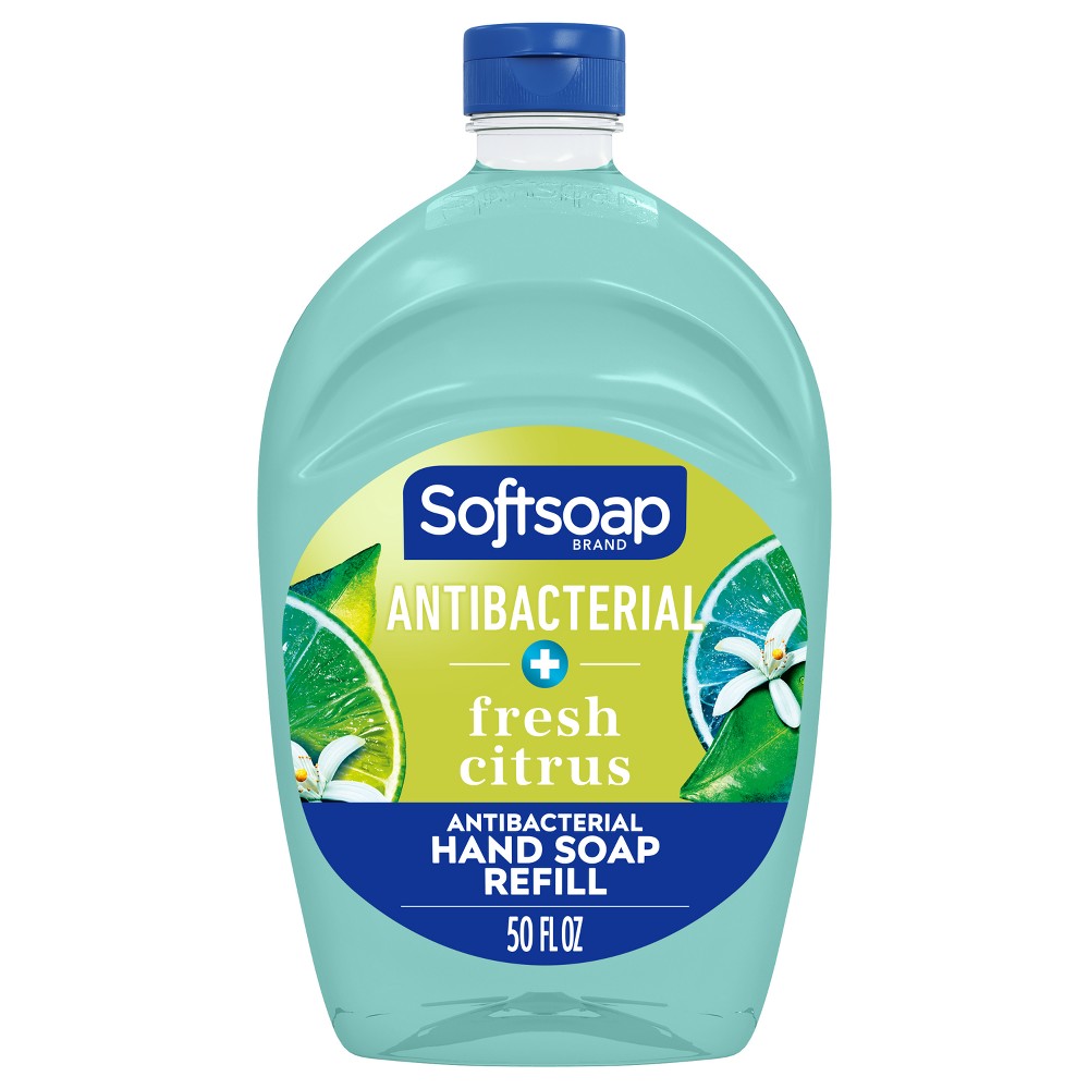 Photos - Shower Gel Softsoap Antibacterial Liquid Hand Soap Refill - Fresh Citrus - 50 fl oz