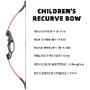 40" Youth Archery Bow Set, Adjustable 10-15lb Draw Weight, Ideal for Beginners & Teens To Practice Skills red - 2 of 4