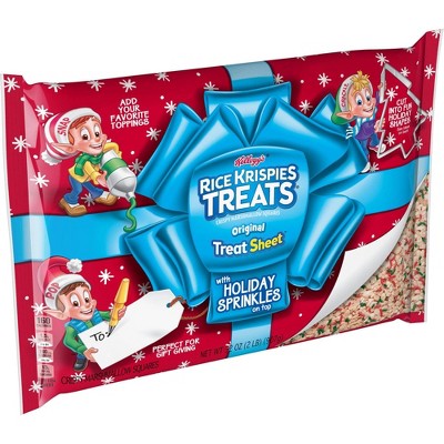 Rice Krispies Treats Holiday Treat Sheet with Sprinkles - 32oz