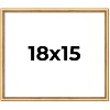 PosterPalooza | Classic Modern Gold Picture Frame - UV Acrylic, Backing Board, Hanging Hardware Included - 2 of 4