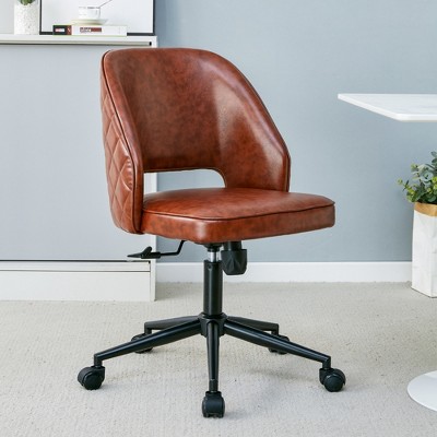 Modern Upholstered 360 Swivel Office Chair With Adjustable Height   GUEST 554b146c 32ca 45f7 B96a 6a81846ea5b8