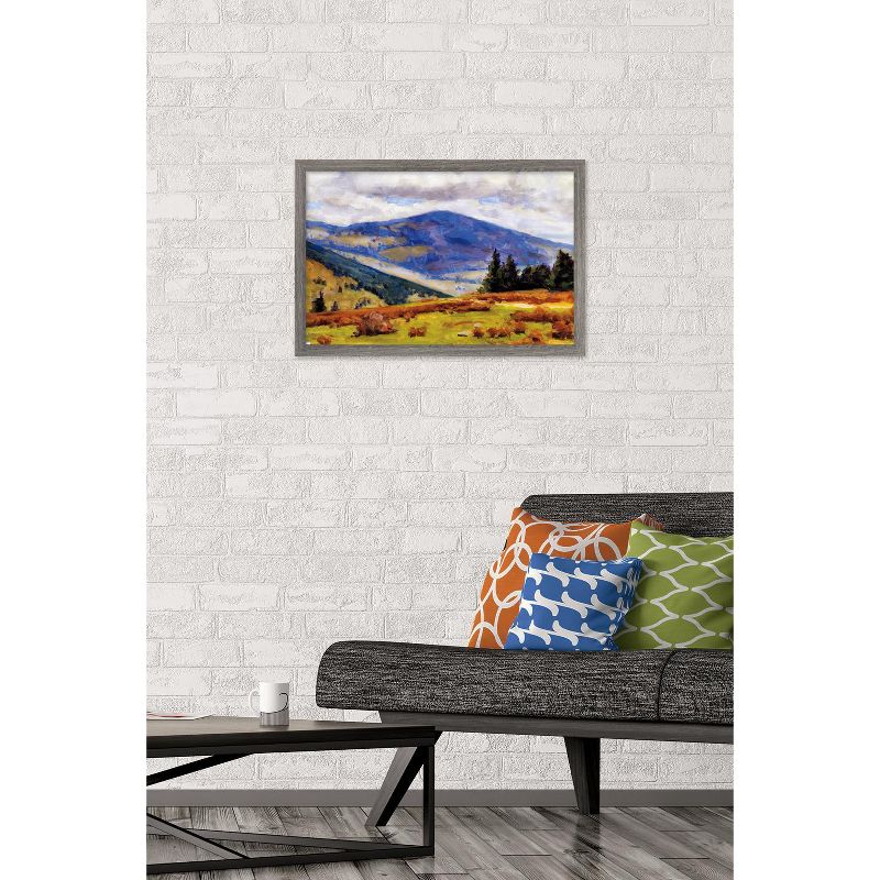 Trends International Rural Mountains and Fields Framed Wall Poster Prints, 2 of 7