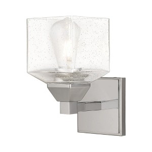 Livex Lighting Aragon 1 - Light Sconce in  Polished Chrome - 1 of 4