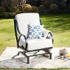 Steel Spring Patio Accent Chair - Lokatse
 - 3 of 4