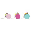 Transpac Wood 5.5 in. Multicolored Christmas Bright Ornament Decor Set of 3 - 3 of 4