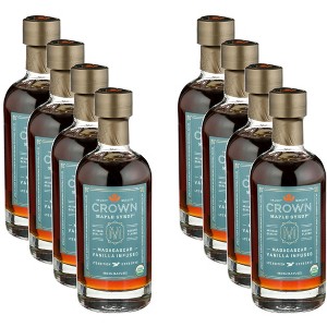 Crown Maple Syrup Madagascar Vanilla Infused - Case of 8 - 8.5 FL OZ - 1 of 2