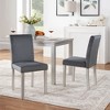NicBex Set of 4 Mid Century Farmhouse Armless Dining Chairs with Padded Seat,Upholstered Side Chairs for Dining Room,Kitchen,Restaurant - 3 of 4