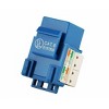 Monoprice Cat6 Punch Down Keystone Jack - Blue | 110 Type IDC, 90 Degree Connection - 4 of 4